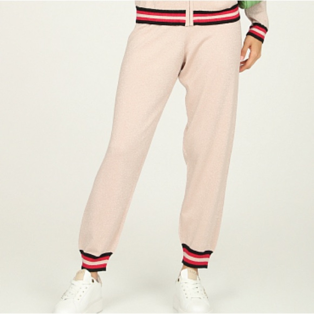 🔥🔥🔥 Liu Jo knitted pink joggers size M 🔥🔥🔥